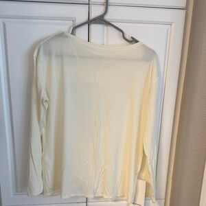 lululemon athletica Light Cream Long-Sleeve Women's Top